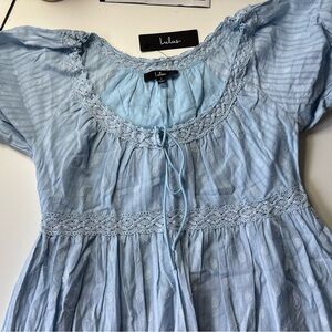 Lulu's Light Blue Mini Dress